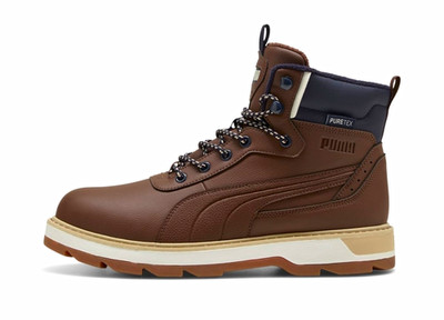 PUMA PureTex Men s Ankle Lace-Up Boots US 13 Round Toe Brown/Navy