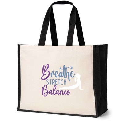 Breathe Stretch Balance Canvas Tragetasche Yoga Pilates Geschenk