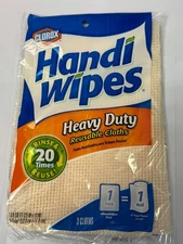 Clorox Handi Wipes Heavy Duty Reusable Cloths, 3 ct