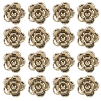 50 Pcs Blumenknöpfe Für Damen Geldbörsenverschluss-Hardware Bag -Lock - Bild 1 von 4