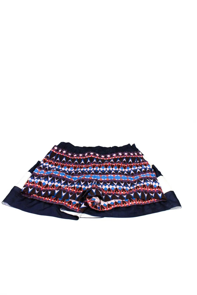 Vestido corto estampado abstracto frontal plano cierre cremallera J Crew para mujer talla 6 lote 2 Foto 2 de 4