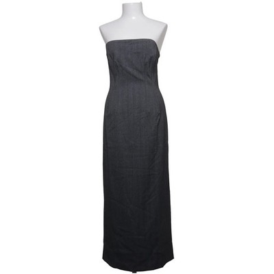 H&M Edition, Maxikleid, Größe: 38, Grau, Elasthan/Polyester/Viskose/Wolle #ZYp