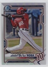 2021 Bowman Draft Chrome Refractor Jeremy De La Rosa #BDC-2 0l44