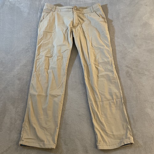 Kuhl Resistor Pants Men 36x32 Beige Hiking Climbing Outdoors Stretch Chino Pant