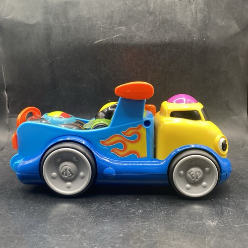 Fisher Price Lil' Zoomers Rockin' Roll Truck et 4 Roller Ball Cars T5772 Sounds - Photo 2/24