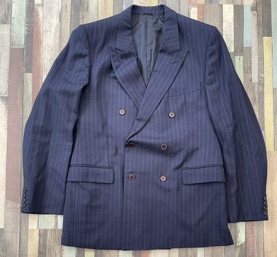 Vintage Christian Dior Monsieur Pure New Wool Jacket Blazer Size 43 Long Harrods