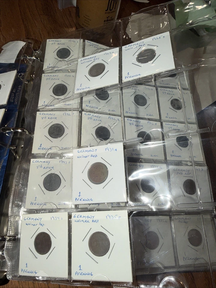 (299) Monedas alemanas de colección - en volteretas - 1874-1991, Pfennings, marcas Foto 2 de 4