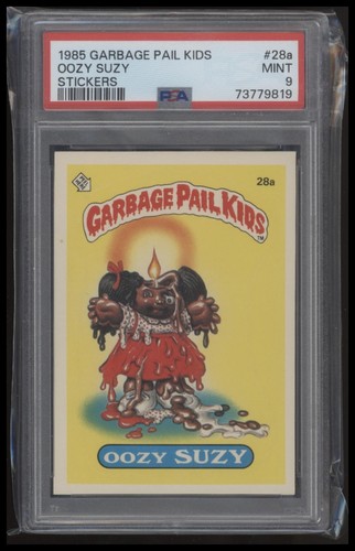 1985 Topps Garbage Pail Kids Series 1 #28a Oozy Suzie PSA 9 Pop 118