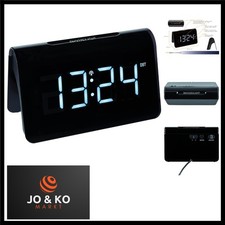 Icon Digitaler Funk-Wecker, 60.2543.02, sehr helle LED-Leuchtziffern, Weckala...