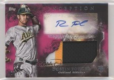 2018 Topps Inception Magenta 16/75 Dustin Fowler #IAP-DF Patch Auto s3g