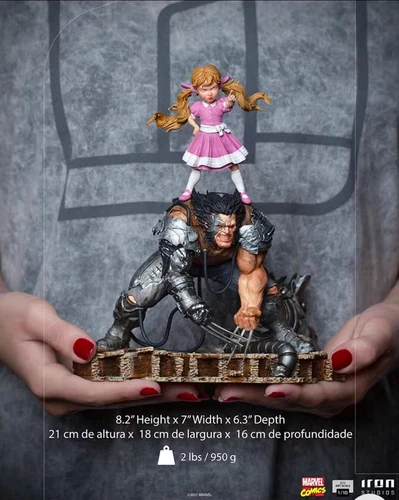 Iron Studios Albert And Elsie-Dee Figurine X-Men Statue 1/10 Scale Model Decor