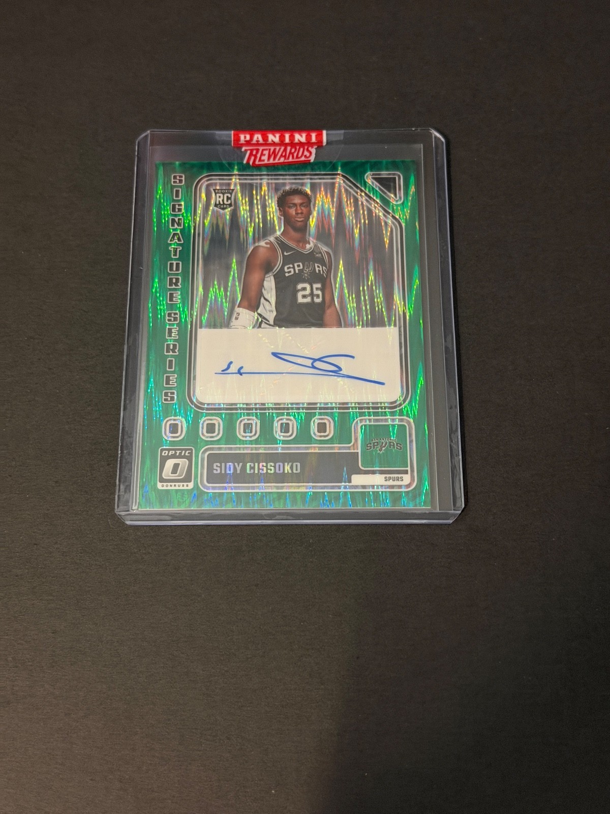 2023-24 PANINI OPTIC BASKETBALL GREEN #SS-CIS SIDY CISSOKO AUTO
