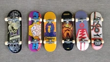 Tech Deck Skateboard LOT Of 6 Fingerboards Spin Masters