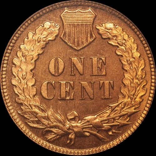 1909 1c Indian Head Cent PCGS MS 64 RB Fully Prooflike Reverse