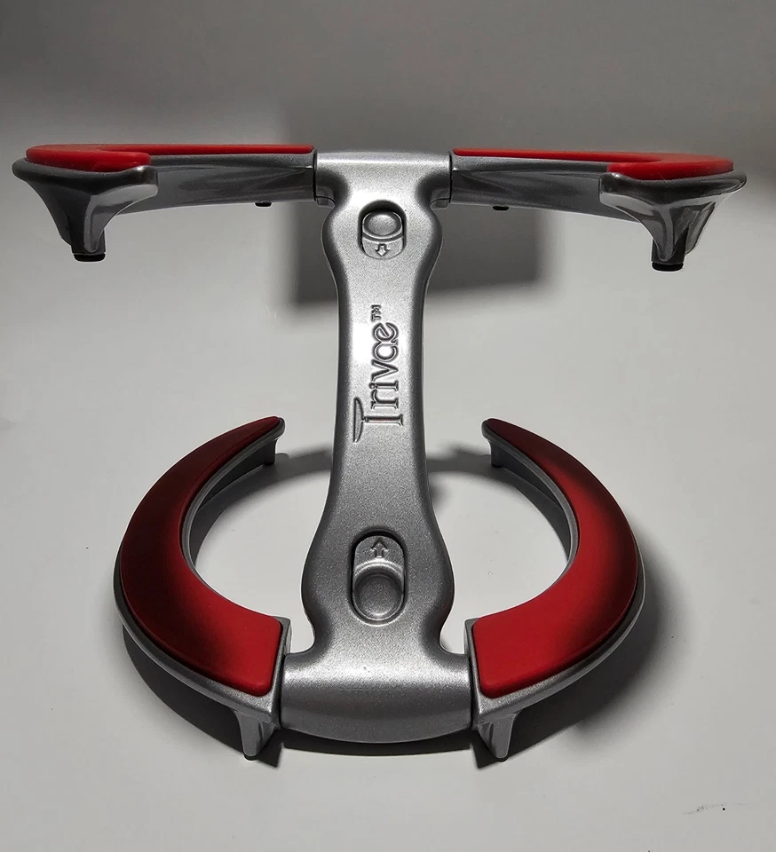 TRIVAE Soporte Tapa, Remache y Soporte de Exhibición TODO EN UNO Ajustable ROJO/PLATEADO  Foto 2 de 2