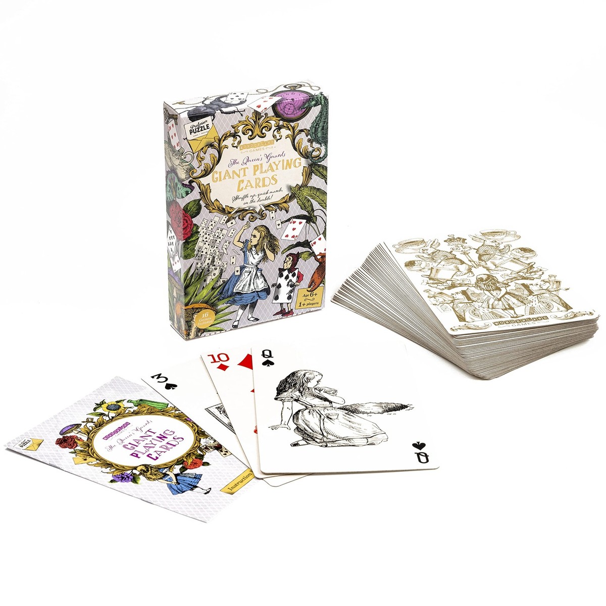 Giant Alice in Wonderland Playing Cards - Jumbo Deck for All Card