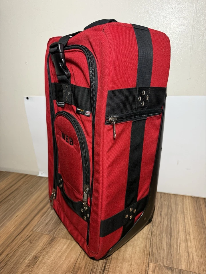 Club Glove Wheeled Rolling Luggage Upright 22" Carry On Overnight Travel Cordura - Image 2 of 4