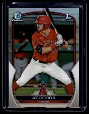2023 Bowman Draft Chrome Refractors 1st Joe Redfield RC Los Angeles Angels
