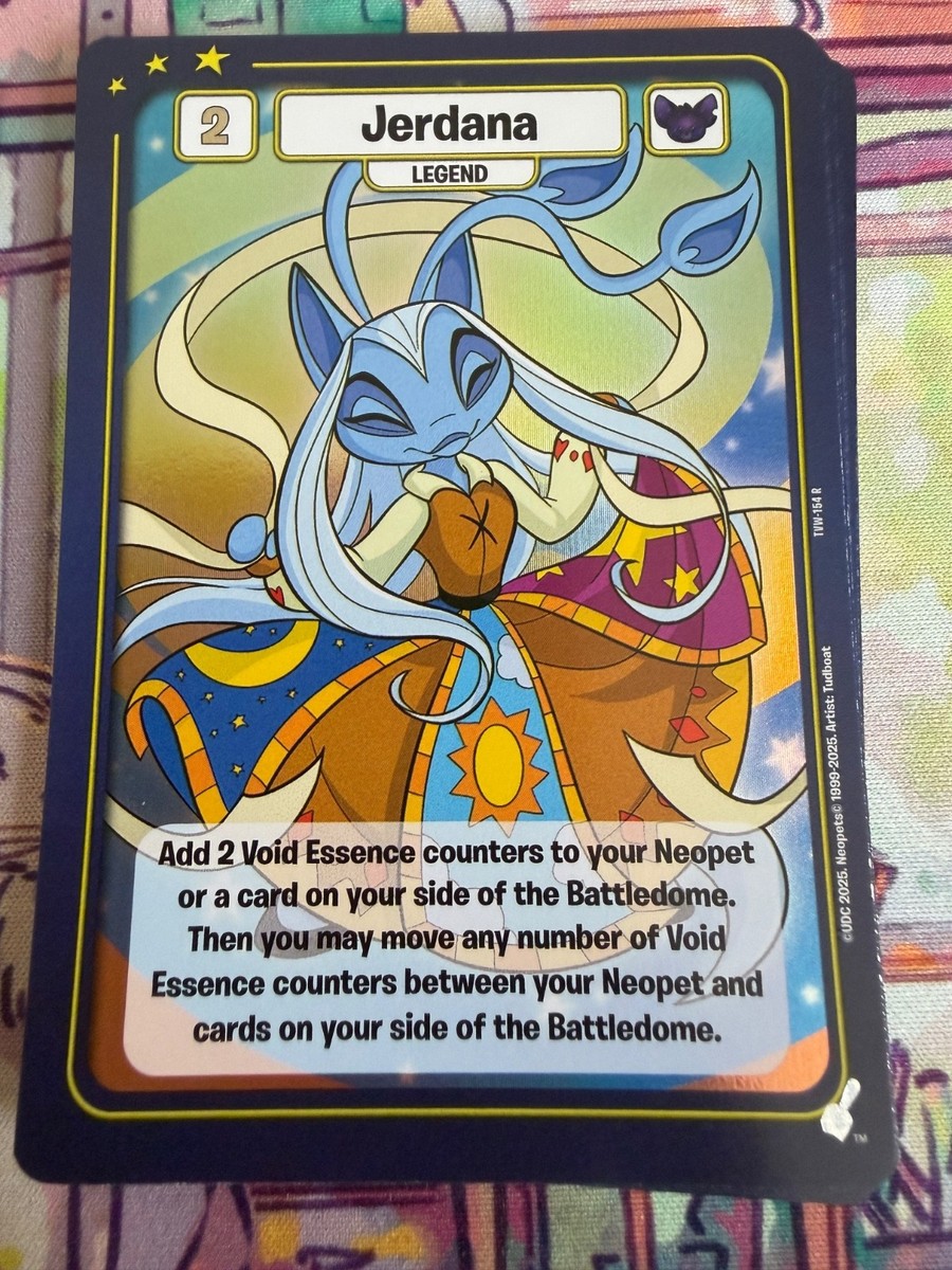 Neopets Battledome TCG The Void Within - Jerdana Foil Rare | eBay