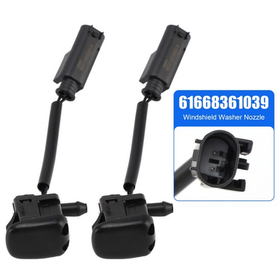 #ad 2pcs Windshield Washer Nozzles Spray Jet 61668361039 for BMW 5 E39 525i 528i $37.63