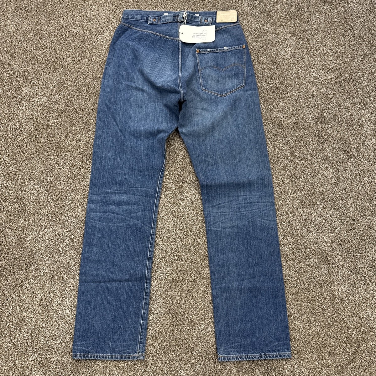 Levi's LVC 501xx 125th Anniversary Buckleback Selvedge Denim Jeans
