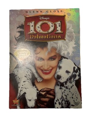 101 Dalmatians (DVD, 1996, Wide, Glenn Close, Live Action) RARE! Slipcover! New!