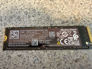 Western Digital PC SN810 NVMe SSD – 512GB – M.2 2280 – PCIe Gen4 x4