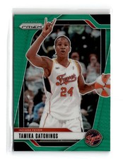 Tamika Catchings 2024 Panini Prizm WNBA Green Prizms #40 Indiana Fever