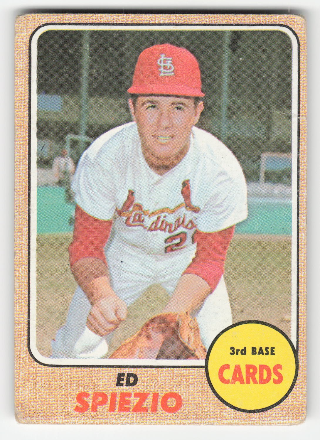 Ed Spiezio 1968 Topps #349 St. Louis Cardinals GD