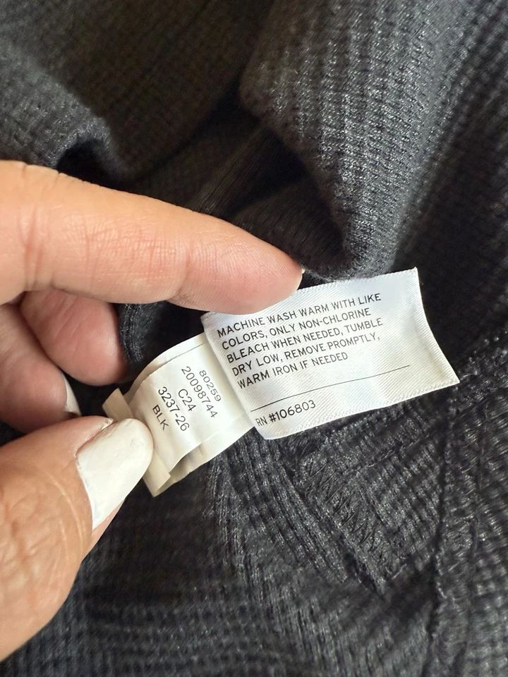 Camisa Duluth Trading Waffle Henley Grande Foto 4 de 4