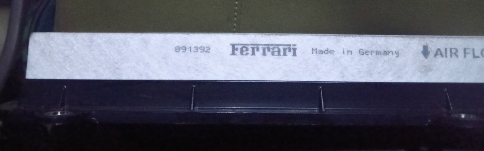 🔥🏁FERRARI 🏁🔥🏎️296 GTB/GTS/SF90💯OEM🔥Anti-Pollen Filter 👉Part# 891392🏁
