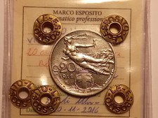 Moneta 20 centesimi Libertà Librata Vittorio Emanuele III Regno d'Italia