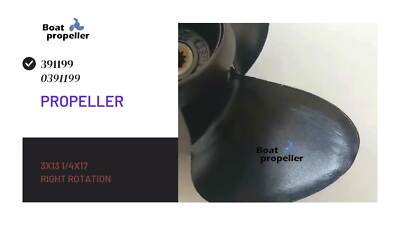 For OMC JOHNSON EVINRUDE Propeller with FLAW 391199 0391199 3X13 1