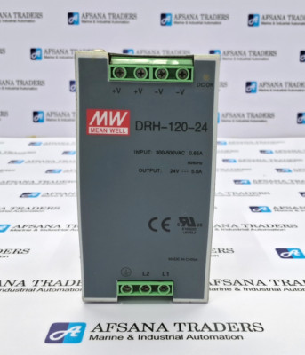 MEAN WELL | DRH-120-24 | 300-500VAC 0.65A | POWER SUPPLY UNIT