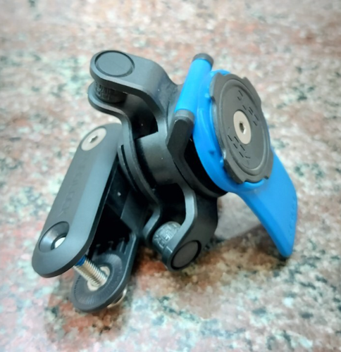Support de tige de fourche Quad Lock avec amortisseur de vibration base à boulon simple non inclus - Photo 2 sur 5