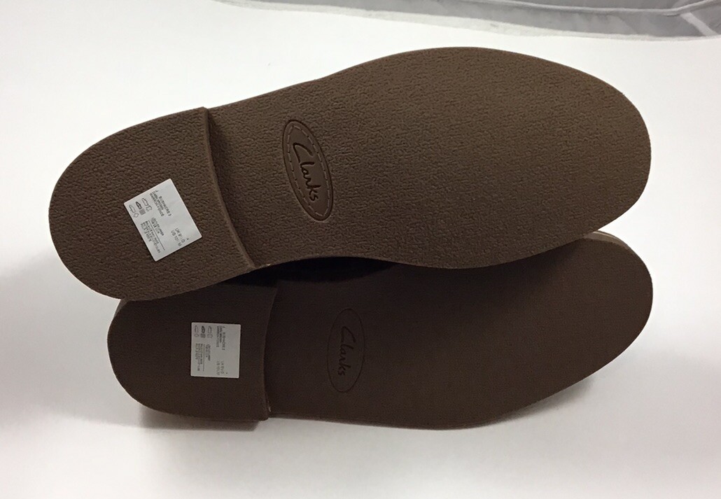 New Clarks Men's Bushacre 2 Lace-Up Desert Chukka Boot Dark Brown Size 10.5