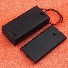5PCS 2AA 2A Battery Holder Box Case with ON/OFF Switch and Cover for 2AA battery