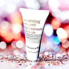 This Works Morning Expert Plumping Hyaluronic Face Serum NWOB & Sealed 0.33 oz