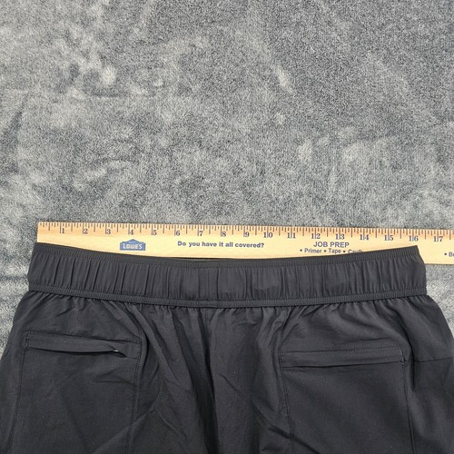Janji Omni 4" Shorts Womens Large Midnight black trail UPF 50+ stretch NEW - Picture 9 of 11