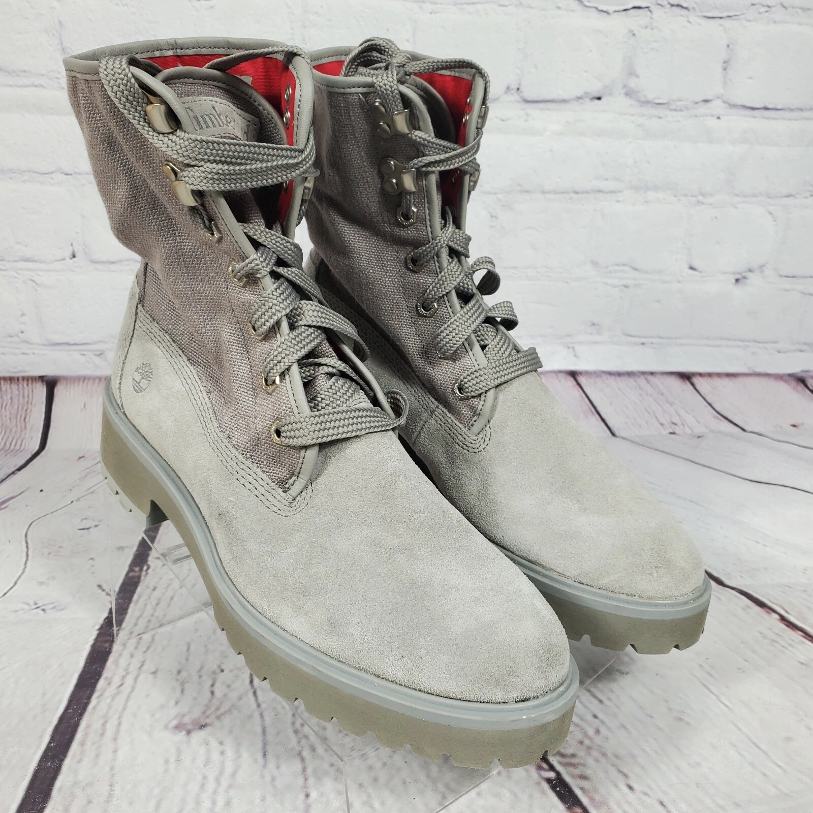 Stivali Timberland donna taglia 10 grigi Jayne impermeabili pieghevoli