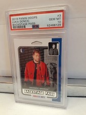 2019 Panini Hoops Luka Doncic #3 BackStage Pass Psa 10 Gem Mint
