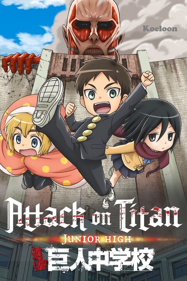 DVD Anime Attack On Titan Season 1+2+3 +6 SP, Lost Girls & Junior High  English