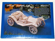 Harbor Freight Tools CLASSIC CAR Wooden MODEL KIT #090142 Brand NEW & Sealed!