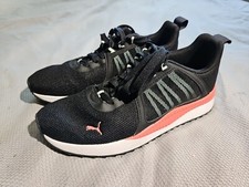 Puma Shoes Womens US Size 8.5 Black Pink Pace...