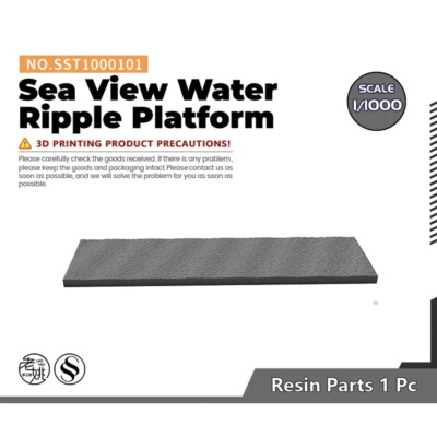 SSMODEL SST1000101 1/1000 Ship Scene Model Sea View Water Ripple Platform