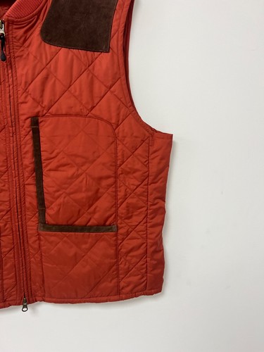 Vintage Mens Polo Ralph Lauren Calf Suede Quilted Hunting Shooting Vest Mens XXL - Picture 5 of 20