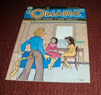 Omaha the Cat Dancer #9 - Kitchen Sink Press Underground Comic 1988 Reed Waller