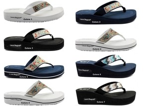 laura biagiotti flip flops