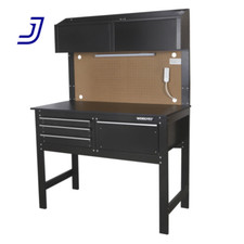 Workbench and Cabinet Combo with Light Steel Wood 2-In-1 48-Inch USA