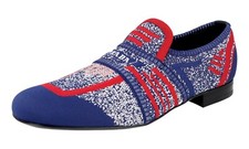 PRADA Knit JACQUARD MOULINE Loafer Dress Shoes - 2DG098 - NEW -  US 11 EU 44